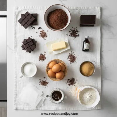 Layered Chocolate Mousse Brownies - cooking process