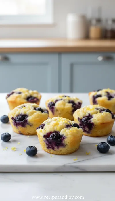 Lemon Blueberry Cottage Cheese Protein Bites