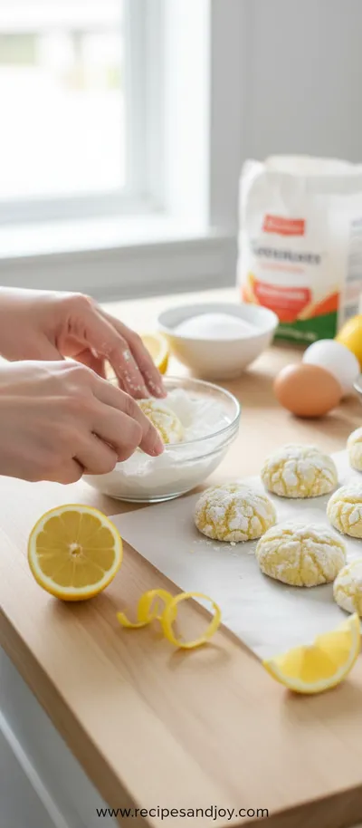 Lemon Crinkle Cookies – Easy Sweet Treat