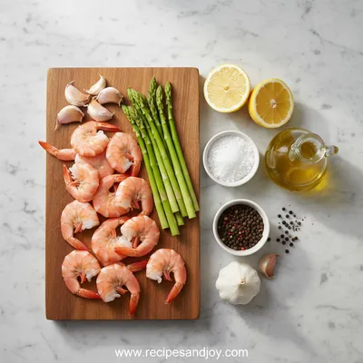 Lemon Garlic Shrimp and Asparagus – 20-Minute Dinner - cooking process