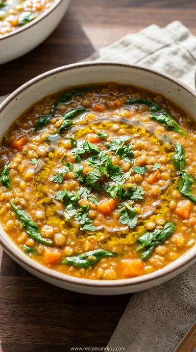 The Absolute Best Lentil Soup Recipe for Family Dinners - ready to serve