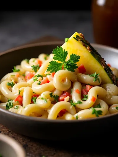 Macaroni Hawaiian Salad - ready to serve