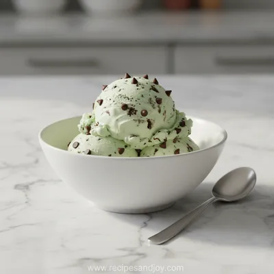 Mint Chocolate Chip Ice Cream