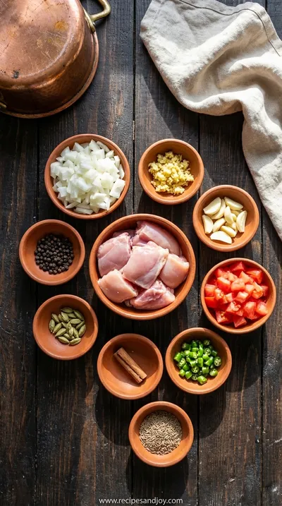 Murgh Shorba: Authentic Indian Chicken Soup Recipe - ingredients preparation
