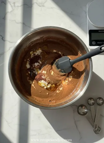 No-Bake Cottage Cheese Brownie Batter Protein Bites - ingredients preparation