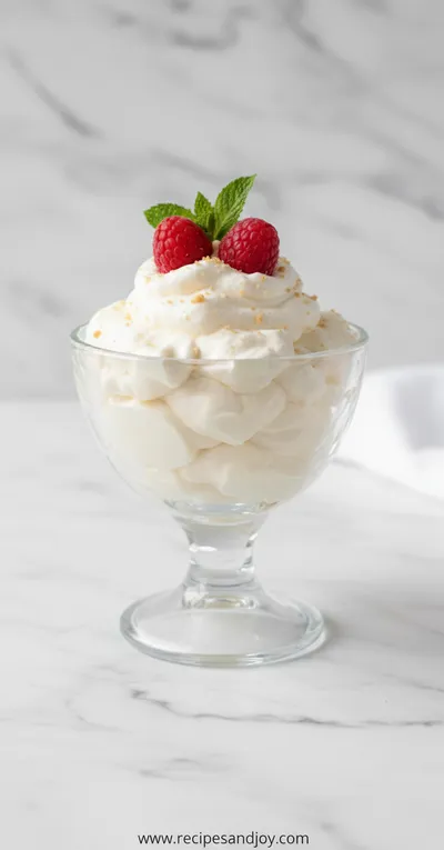 Easy No-Bake High Protein Cheesecake Fluff - ready to serve