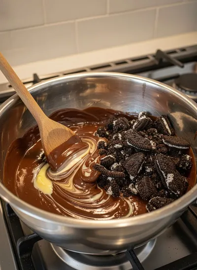 No-Bake Reese's Oreo Balls - ingredients preparation