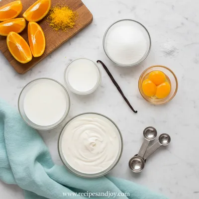 Orange Creamsicle Ice Cream - cooking process