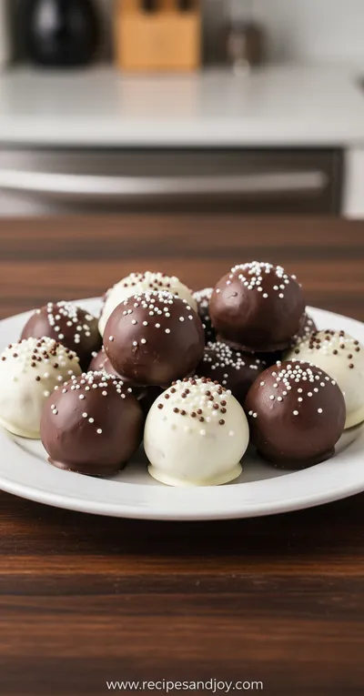 Delicious Oreo Truffles: Easy No-Bake Chocolate Treat - ready to serve
