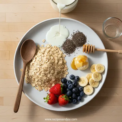 Overnight Oats – No‑Cook Refrigerator Oatmeal - cooking process