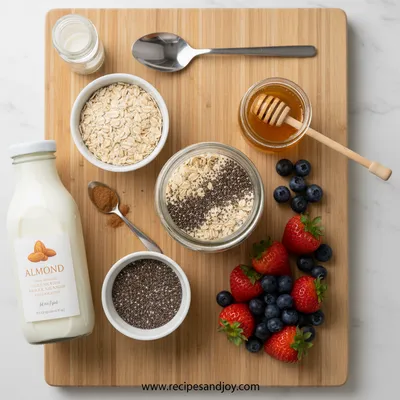 Overnight Oats Recipe – Easy Healthy Breakfast - cooking process