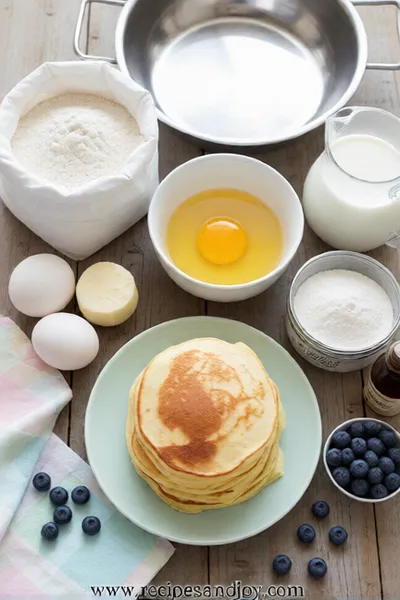 Delicious Pancakes Recipe - cooking process