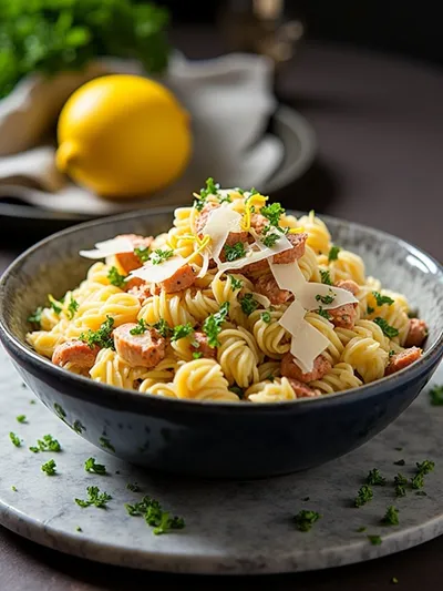 Pasta Salad with Chicken and Parmesan - ready to serve