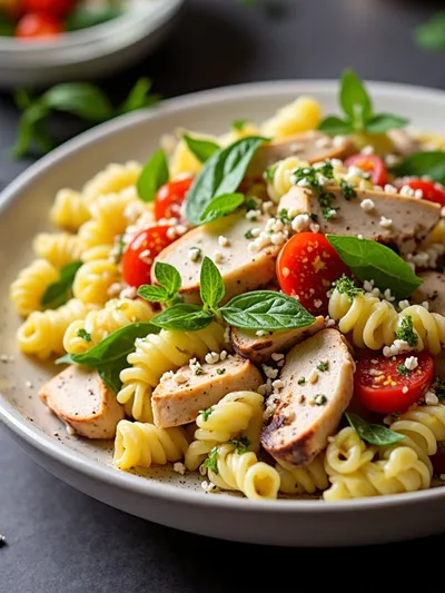 Pasta Salad with Chicken and Parmesan