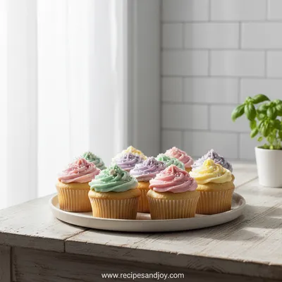 Pastel Cupcakes Recipe - A Pretty Vegan Dessert