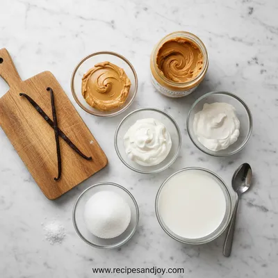 Peanut Butter Ice Cream Recipe - cooking process
