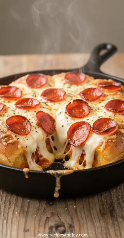 Pepperoni Pizza Sliders: Easy Pull-Apart Appetizer - cooking process