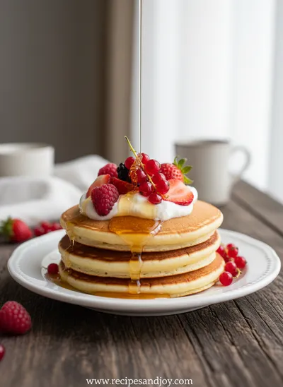 Pfannkuchen Recipe With Natural Yogurt - ready to serve