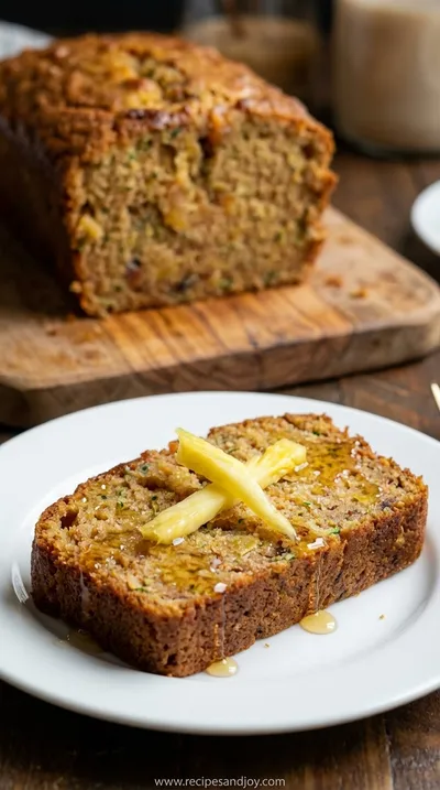 Pineapple Zucchini Bread: Super Moist and Healthy - ready to serve