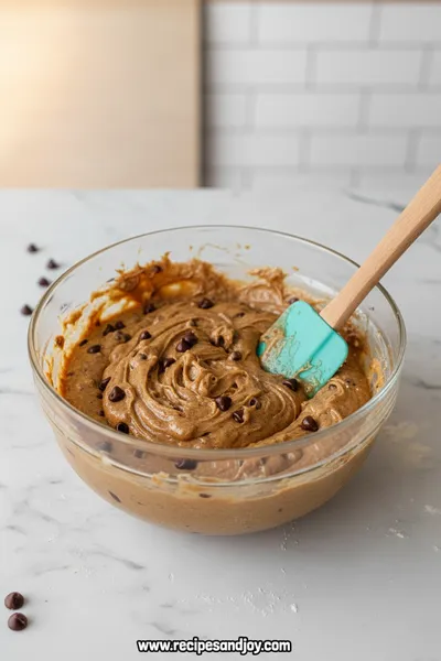 Soft & Gooey Protein Blondies Recipe - ingredients preparation