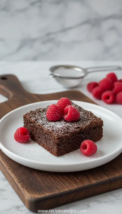 1 Minute Protein Brownie Recipe - ready to serve
