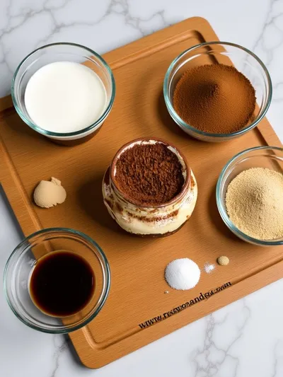 Protein Tiramisu Pudding Recipe - cooking process