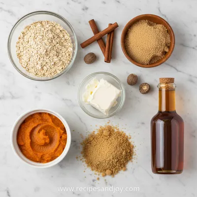 Pumpkin Cheesecake Overnight Oats - cooking process