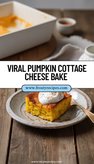 Viral Pumpkin Cottage Cheese Bake Recipe - ready to serve