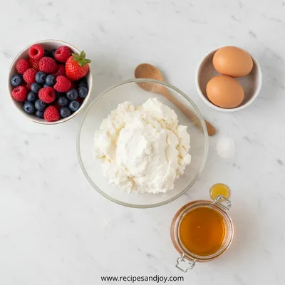 Quark Pancakes Without Flour in 5 Minutes - cooking process