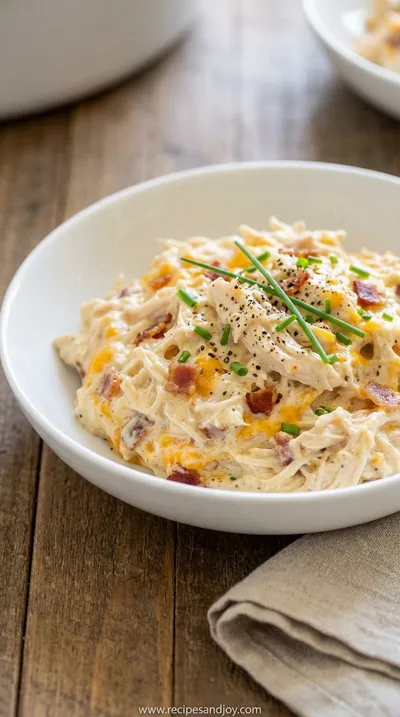 Ranch Chicken Crockpot: Easy Crack Chicken Recipe - ready to serve