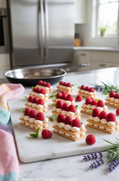 Raspberry Cream Napoleons Recipe