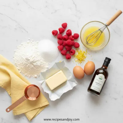 Raspberry Lemon Cookies - cooking process