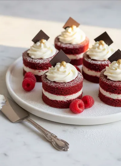 Red Velvet Cake Minis - ready to serve