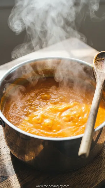 Roasted Carrot Soup: Healthy Meal Prep Recipe - cooking process