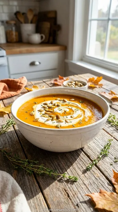 Roasted Pumpkin & Tomato Soup Recipe