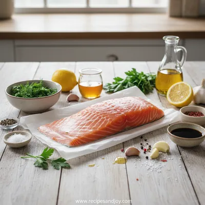 Salmon Marinade Recipe - cooking process
