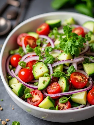 Easy Shirazi Salad Recipe