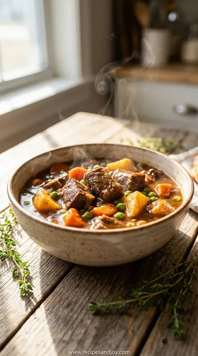 Slow Cooker Beef Stew: Hearty Family Dinner Recipe