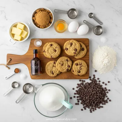 Soft and Chewy Chocolate Chip Cookies - cooking process