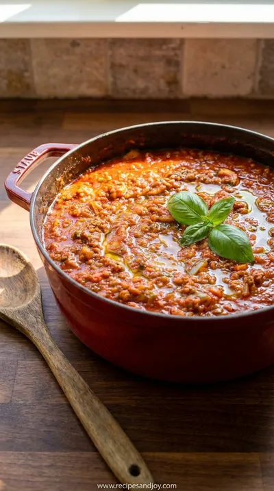 Spaghetti Sauce from Scratch: Easy Homemade Recipe