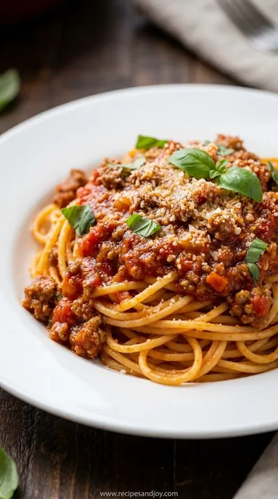 Spaghetti Sauce from Scratch: Easy Homemade Recipe - ready to serve