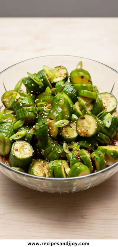 Spicy Cucumber Salad – Quick Healthy Side