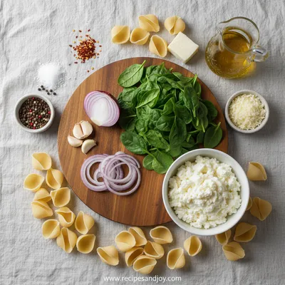 Spinach and Ricotta Stuffed Shells – Easy Healthy Dinner - cooking process