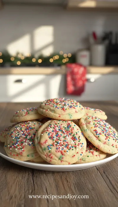 Festive Sprinkle Sugar Cookies