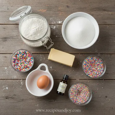 Festive Sprinkle Sugar Cookies - cooking process