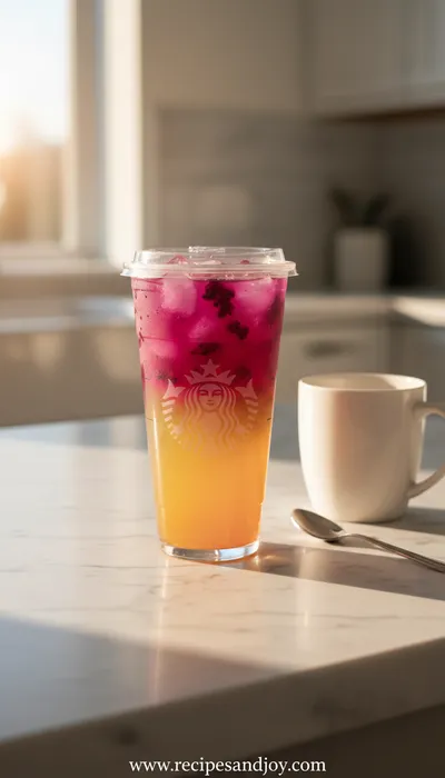 Starbucks Sunrise Recipe – Easy Sweet Treat