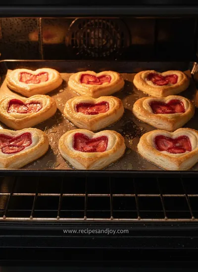 Strawberry Puff Pastry Danishes - ingredients preparation
