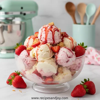 Strawberry Shortcake Ice Cream Recipe