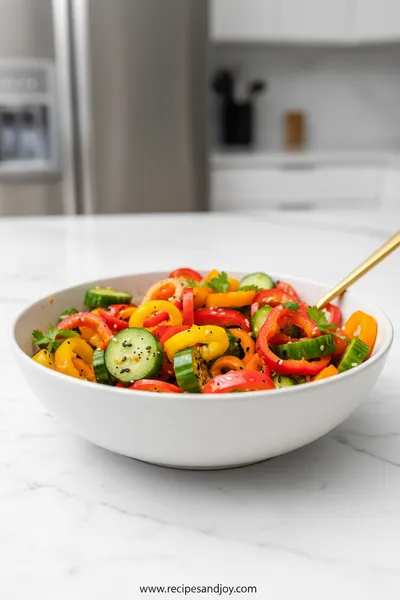 Sweet Pepper Salad – Easy Fresh Recipe