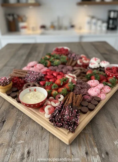 Sweets Charcuterie Board: Easy Party Dessert Platter - ready to serve